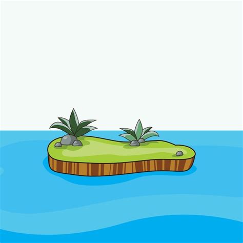 Vectores e ilustraciones de Isla flotante dibujo para descargar gratis ...