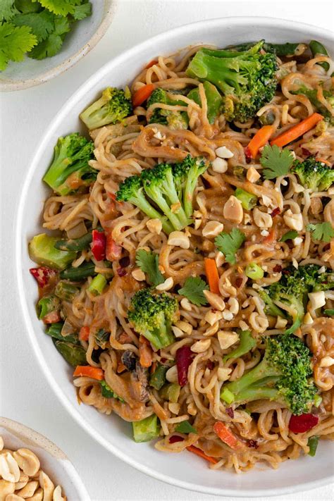 Vegan Peanut Noodles Purely Kaylie