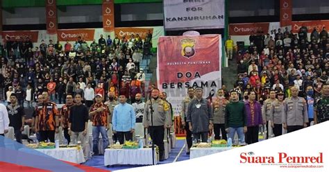 Ketum Koni Kota Pontianak Hadiri Doa Bersama Tragedi Kanjuruhan Di Gor