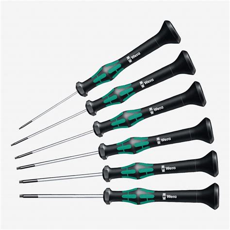 Wera 2067 6 Kraftform Micro Torx HF Precision Screwdriver Set Amazon