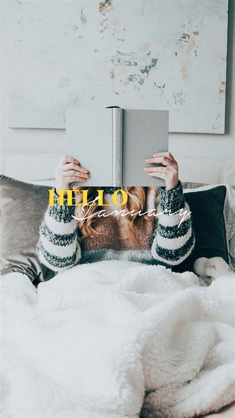 Cozy And Calm Ho Book Girl Home January New Year Warm Winter Hd