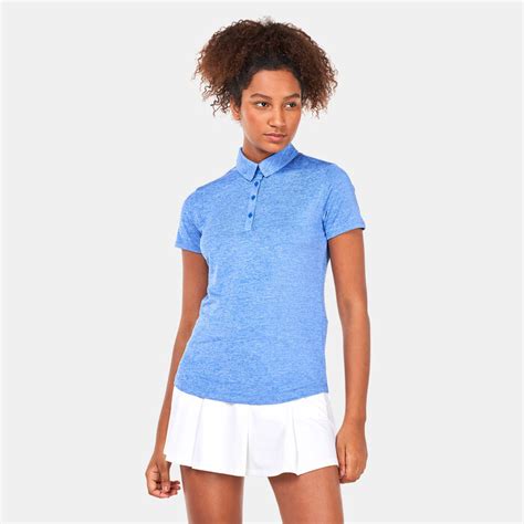 Womens Ua Zinger Short Sleeve Polo Shirt Blue Under Armour In Ksa Sss