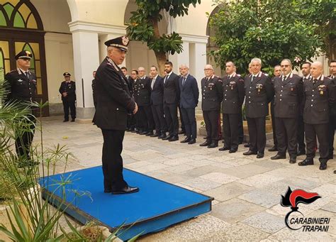 Trapani Il Comandante Della Legione Sicilia In Visita Al Comando