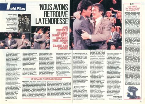 Coupure De Presse Clipping Alain Et Anthony Delon Pages Eur