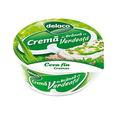 Crema De Branza Cu Verdeata Delaco 150 G Pret Avantajos Auchanro