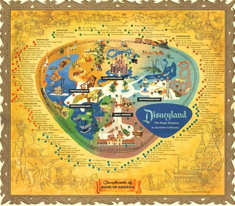 Insights and Sounds: Vintage Disneyland Map