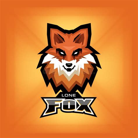 Fox Head Esport Logo Stock Vector Illustration Of Head 154323083