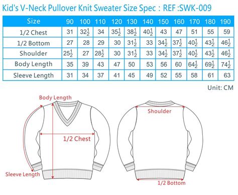 Women S Sweater Size Chart