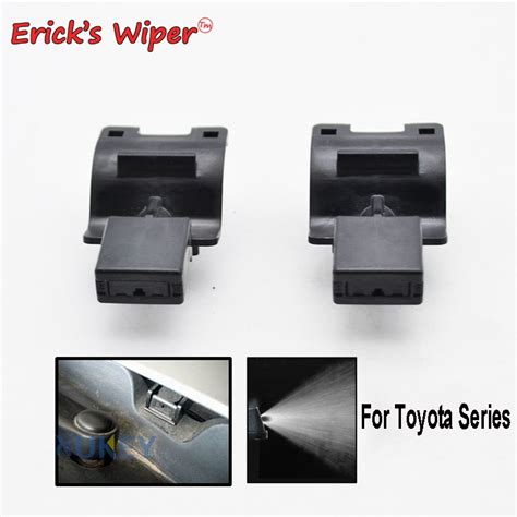 Erick S Wiper Pcs Front Windshield Wiper Washer Jet Nozzle Hood Liquid