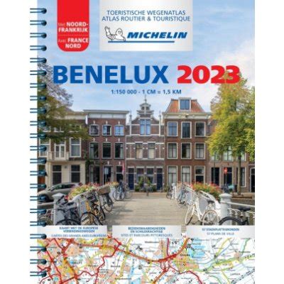 Benelux 2023 Atlas Routier et Touristique A4 Spirale od 494 Kč