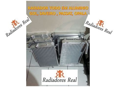 Radiador Gol Bola Gol Quadrado G2 G3 G4 Todo Aluminio R 808 00