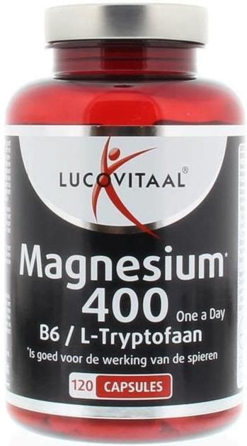 3x Lucovitaal Magnesiumkapseln Mit Vitamin B6 Und L Tryptophan 400 Mg