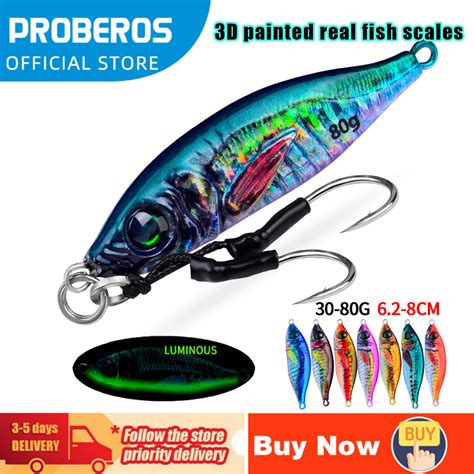 Proberos Fishing Jig Lure G G G G Umpan Mancing Fast Jigging