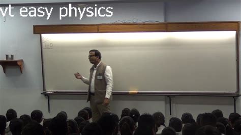 Physics XII Lecture 0 YouTube