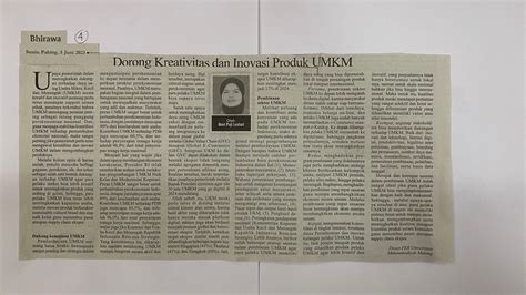 Dorong Kreativitas Dan Inovasi Produk Umkm Bhirawa Umm Dalam Berita