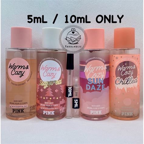 Victorias Secret Pink Warm And Cozy Sun Daze Chilled Sugared Mist