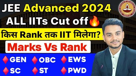 Jee Advanced 2024 Cut Off All Iits Cut Off 2024 Category Wise