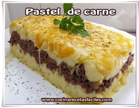 Pastel De Carne Recetas F Ciles