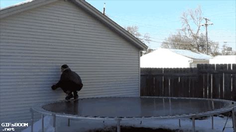 Frozen Trampoline