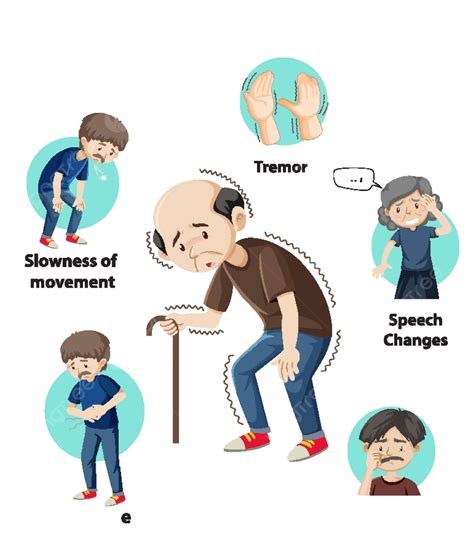 Parkinson Disease Symptoms Infographic Education Description Disease