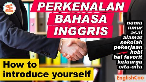 Perkenalan Diri Dalam Bahasa Inggris Cara Memperkenalkan Diri How