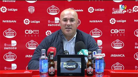 Rueda de prensa de Luis César Sampedro tras el CD Lugo vs Getafe CF 0