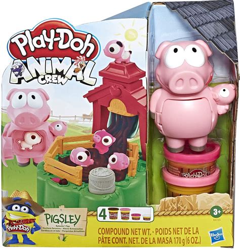 Play-Doh Animal Crew Pigsley Splashin' Pigs Set - Bright Star Toys