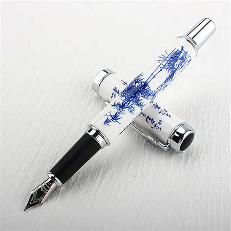 Jinhao Pluma Estilogr Fica De Cer Mica De Caligraf A De Estilo Simple