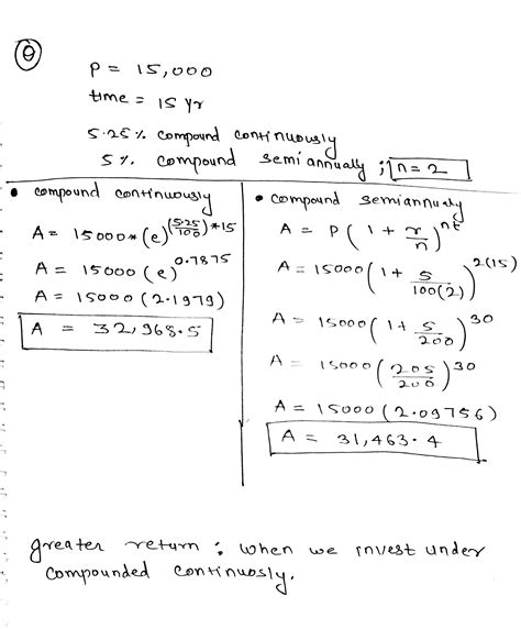 [solved] Continuously Compounded Compound Interest Formula Interest Nt A Course Hero