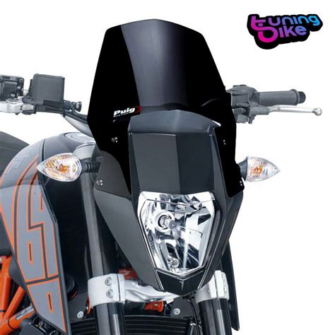 Puig Saute Vent Naked N G Sport Pour Ktm Duke R Noire Ebay