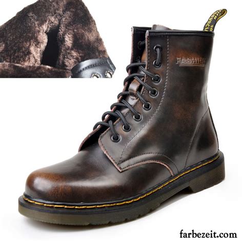 Schaftstiefel F R M Nner Echtleder Herren Feder Herbst Martin Stiehlt