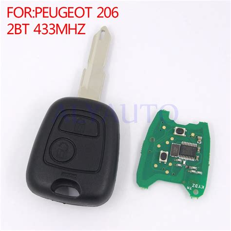 2 Button Replacement Remote Key Shell Fit For CITROEN C1 C2 C3 C4 C5