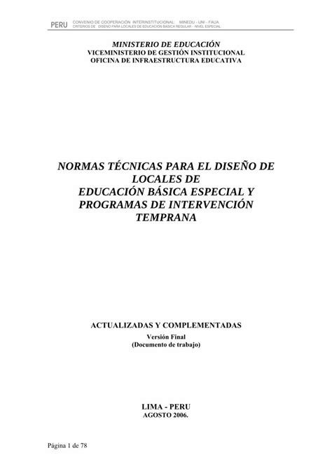 Pdf Normas T Cnicas Para El Dise O De Locales De Pdf Filenormal