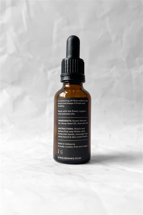 Nourishing Beard Oil — Crushes