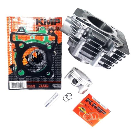 Kit Motor Cilindro Pistão Anéis Kmp Fazer Lander Tenere 250 em Promoção