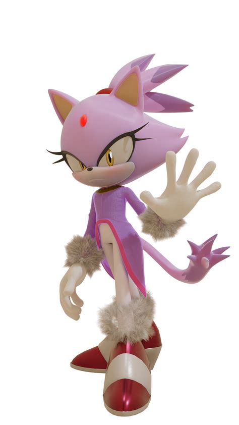 Blaze The Cat Render By Lionfac3cat On Deviantart