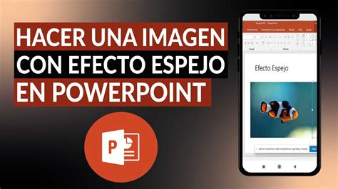 Cómo hacer una imagen con efecto espejo avanzado en POWERPOINT YouTube