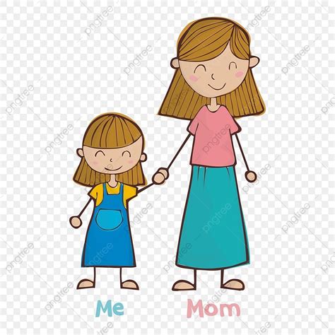 Mom And Me Clipart Vector Me And Mom Clipart For Mothers Day Mom