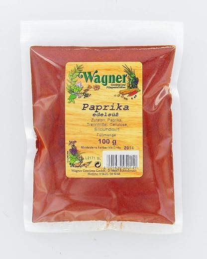 Wagner Gewürze Paprika edelsüß 100g Kaffee Tee Gewürze Shop