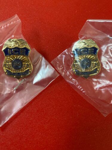 Two Immigration And Customs Enforcement Hsi Special Agent Mini Badge