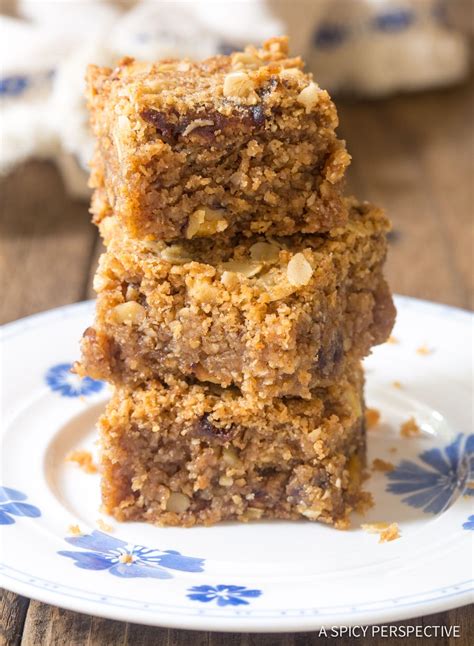 Oat Breakfast Bars Video A Spicy Perspective