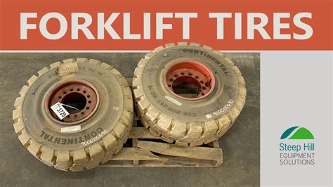 Used Sold Continental Cse Robust Sc Forklift Tires At Steep Hill