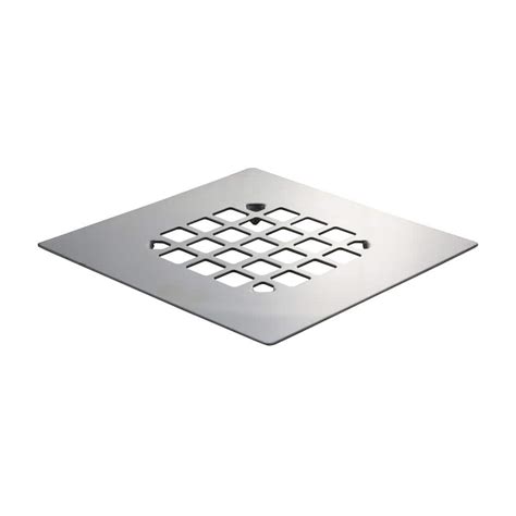 Danco 4 14 In Square Snap In Shower Drain Cover In Chrome 11034 The