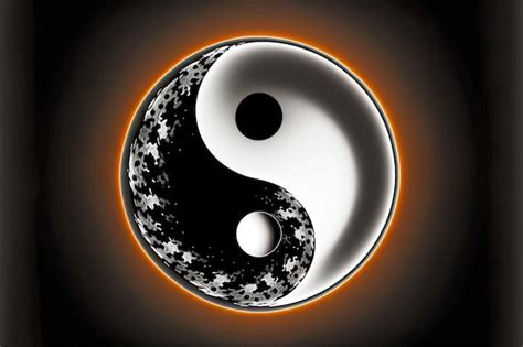 El símbolo de yinyang representado en un círculo denota el equilibrio