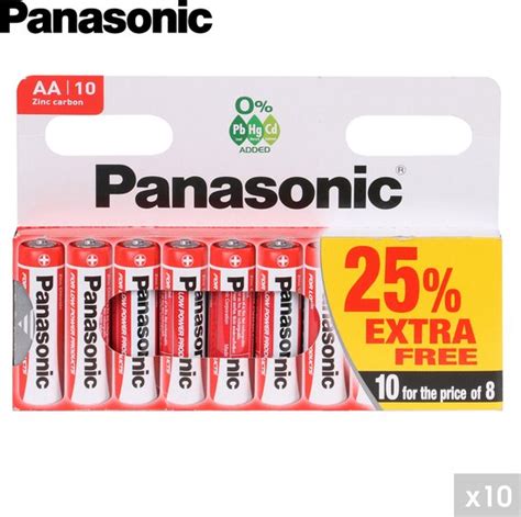 Panasonic Batterijen AA 10 Stuks Per Pak Voordeelpak 2 Pakken Bol