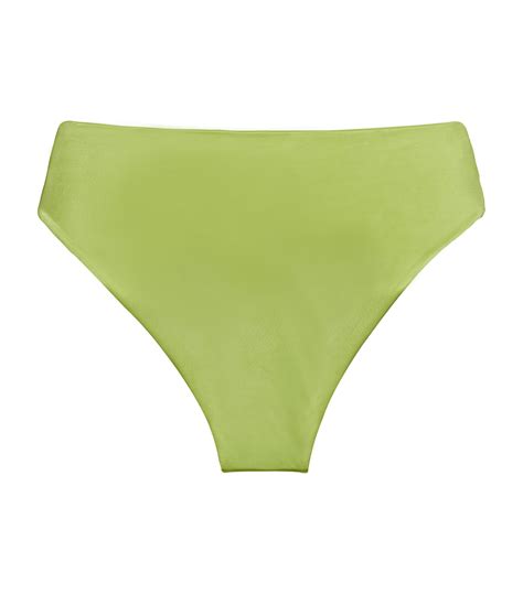 Womens Form And Fold Green The S Rise Bikini Bottoms Harrods