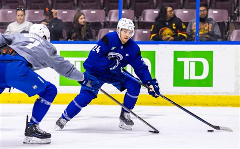 Scenes from practice: Changes to Canucks’ lines looming after opening ...