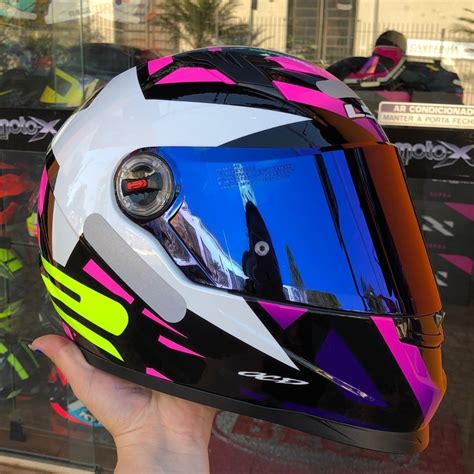 Capacete Ls2 Ff358 Starwar Rosa Preto Estrela Star War Parcelamento