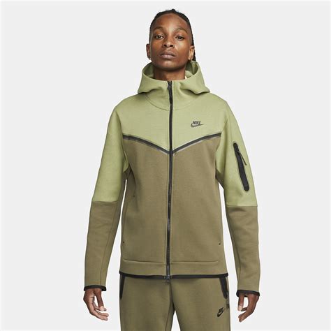 Bluza M Ska Nike Sportswear Tech Fleece Zielona Cu Sklep