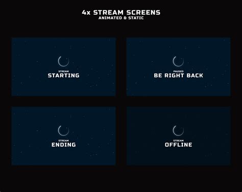 MINIMALISM - Free Twitch Overlay Package | Oakway Graphics